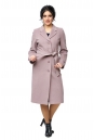 Женское пальто из текстиля с воротником 8008224