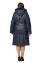 Женское пальто из текстиля с капюшоном, отделка песец 8010429-3