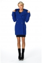 Женское пальто из текстиля с капюшоном 8012049