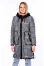 Женское пальто из текстиля с капюшоном 8023524-14