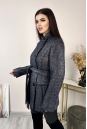Женское пальто из текстиля с воротником 8023970-3