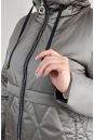 Женское пальто из текстиля с капюшоном 8024088-7