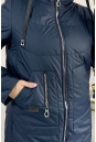 Женское пальто из текстиля с капюшоном 8024106-6